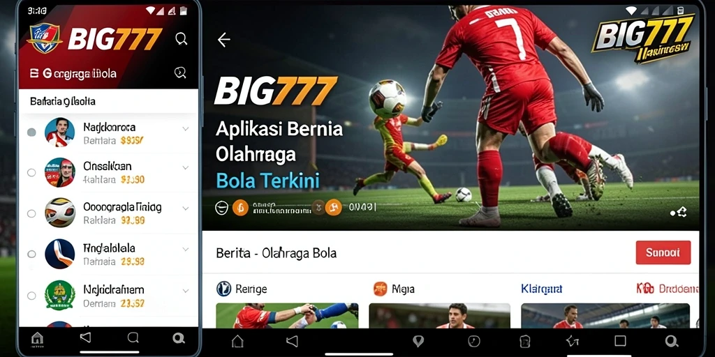 Tampilan antarmuka aplikasi BIG777 yang informatif dan menarik.