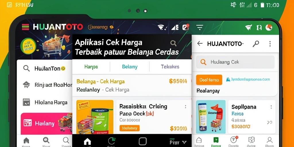 Tampilan antarmuka HUJANTOTO yang memudahkan cek harga.