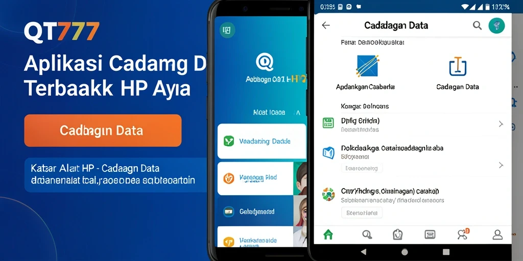 Tampilan antarmuka QT777 yang bersih dan fungsional.