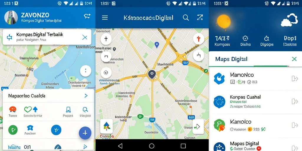 Tampilan antarmuka ZAVONZO yang modern untuk navigasi yang lebih baik.